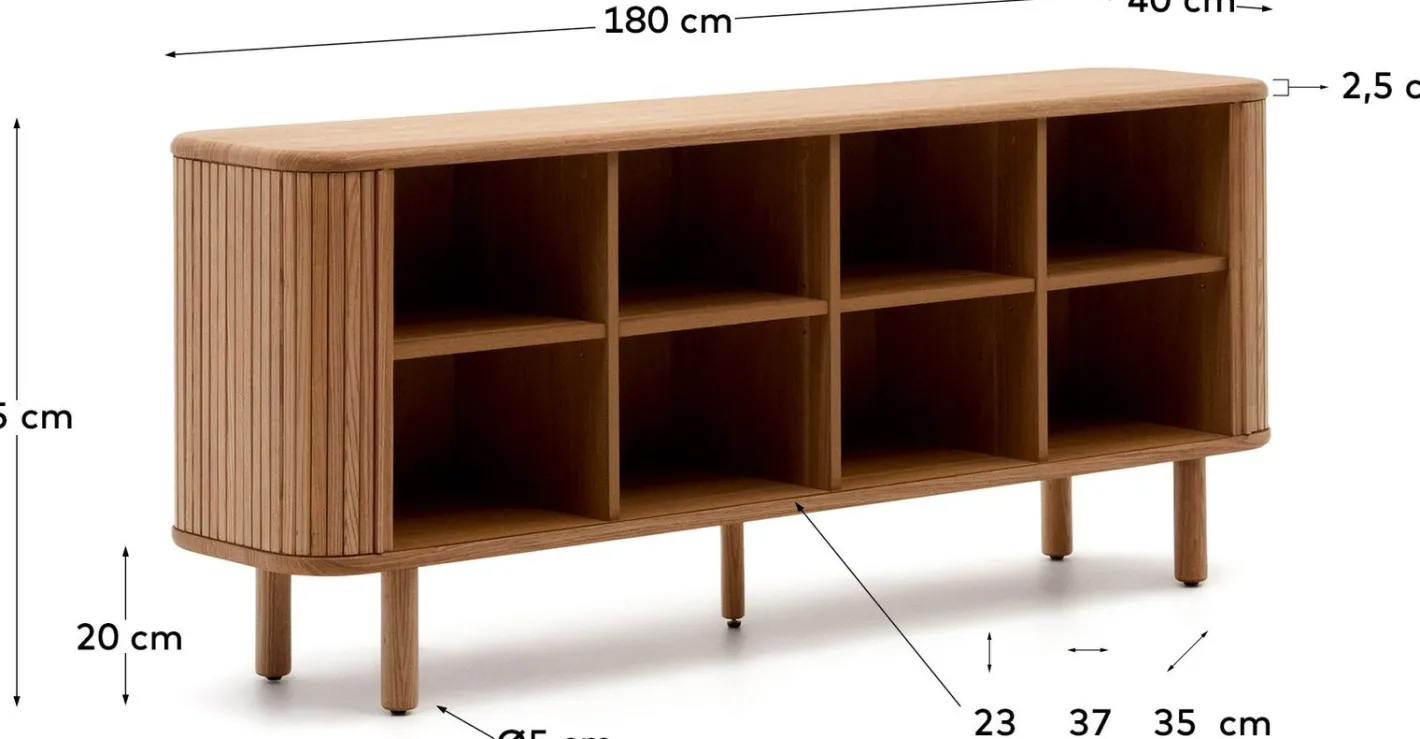 Outlet Kave Home Mailen Dressoir Naturel