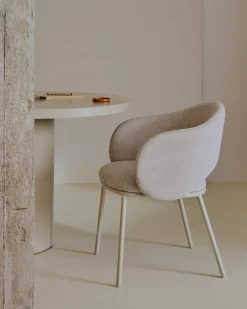 Best Kave Home Maina Eetkamerstoel Beige
