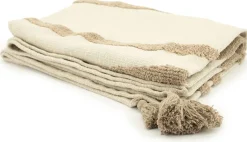 Sale By Boo Majani Plaid Taupe