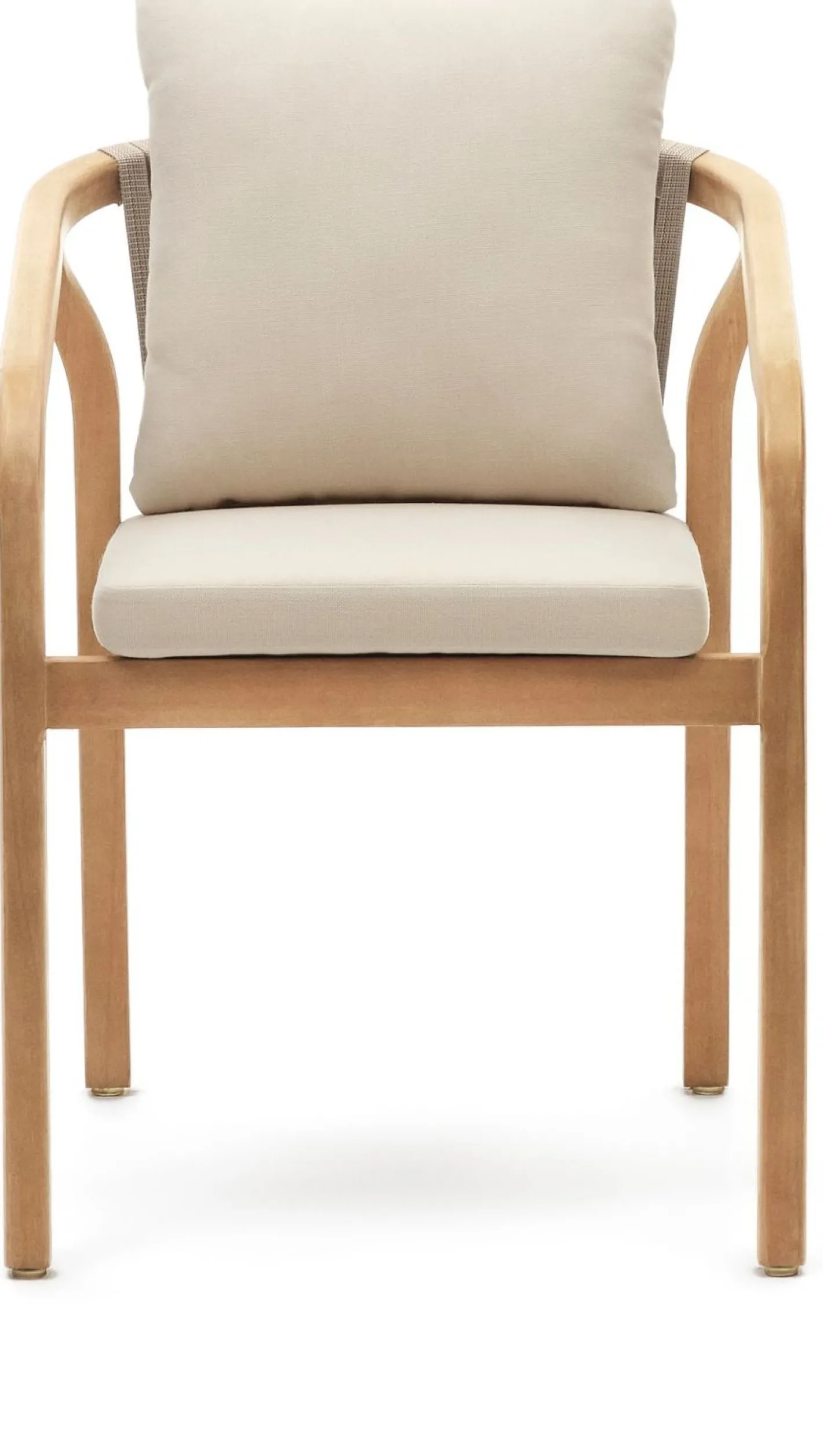Kave Home Malaret Tuinstoel Beige, Naturel