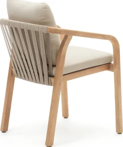 Kave Home Malaret Tuinstoel Beige, Naturel