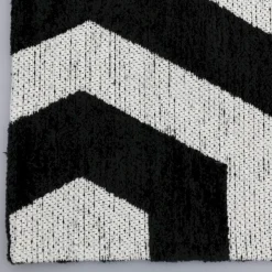 New Trendhopper Manou Vloerkleed Wit, Zwart