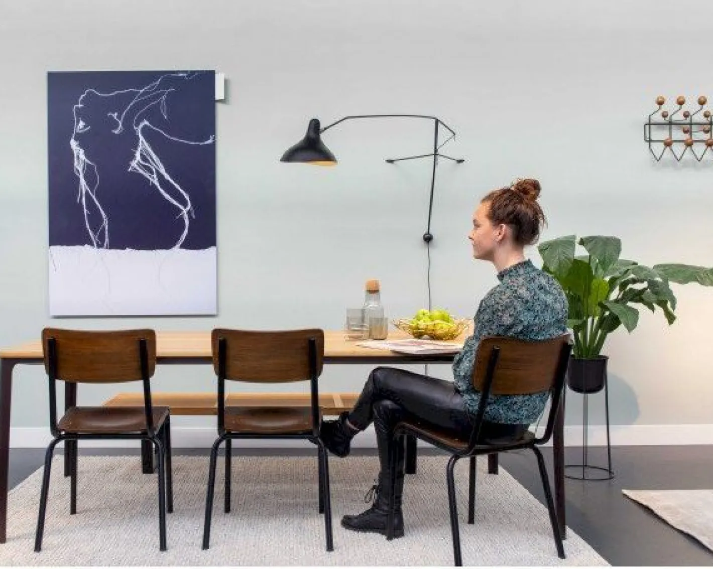 Hot Eijerkamp Collectie Mantis Wandlamp Zwart