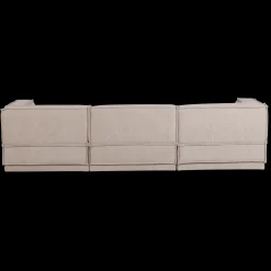 Discount WOOOD Manu Grove Chenille Hoekbank Naturel