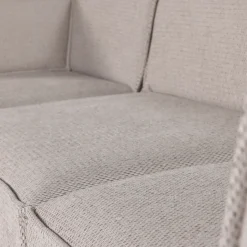 Discount WOOOD Manu Grove Chenille Hoekbank Naturel