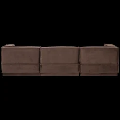 Hot WOOOD Manu Velvet Hoekbank Bruin