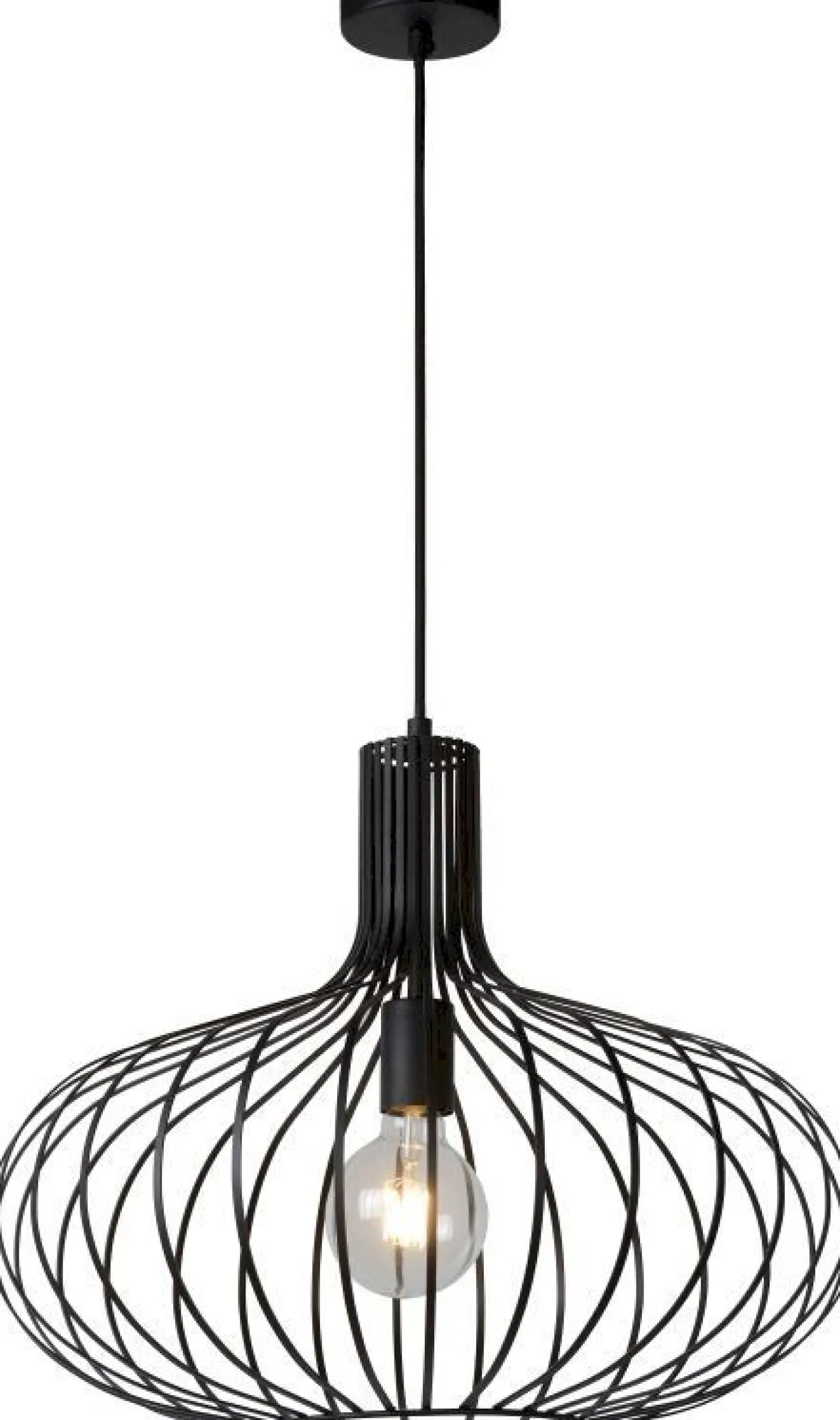 Clearance Lucide Manuela Hanglamp Zwart
