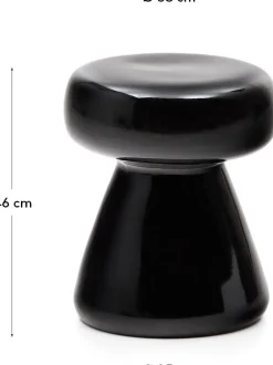 Discount Kave Home Manya Bijzettafel Zwart