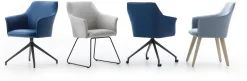 Leolux Mara Eetkamerstoel Blauw