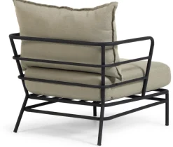 Clearance Kave Home Mareluz Outdoor Fauteuil Zwart