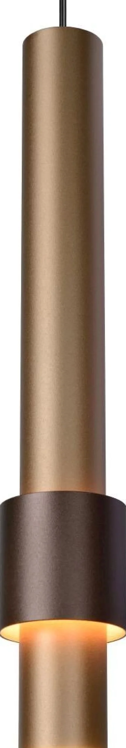 Online Lucide Margary Koffie Hanglamp Koffie, Goud