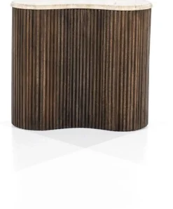 Hot Eleonora Mari Bijzettafel Beige, Bruin