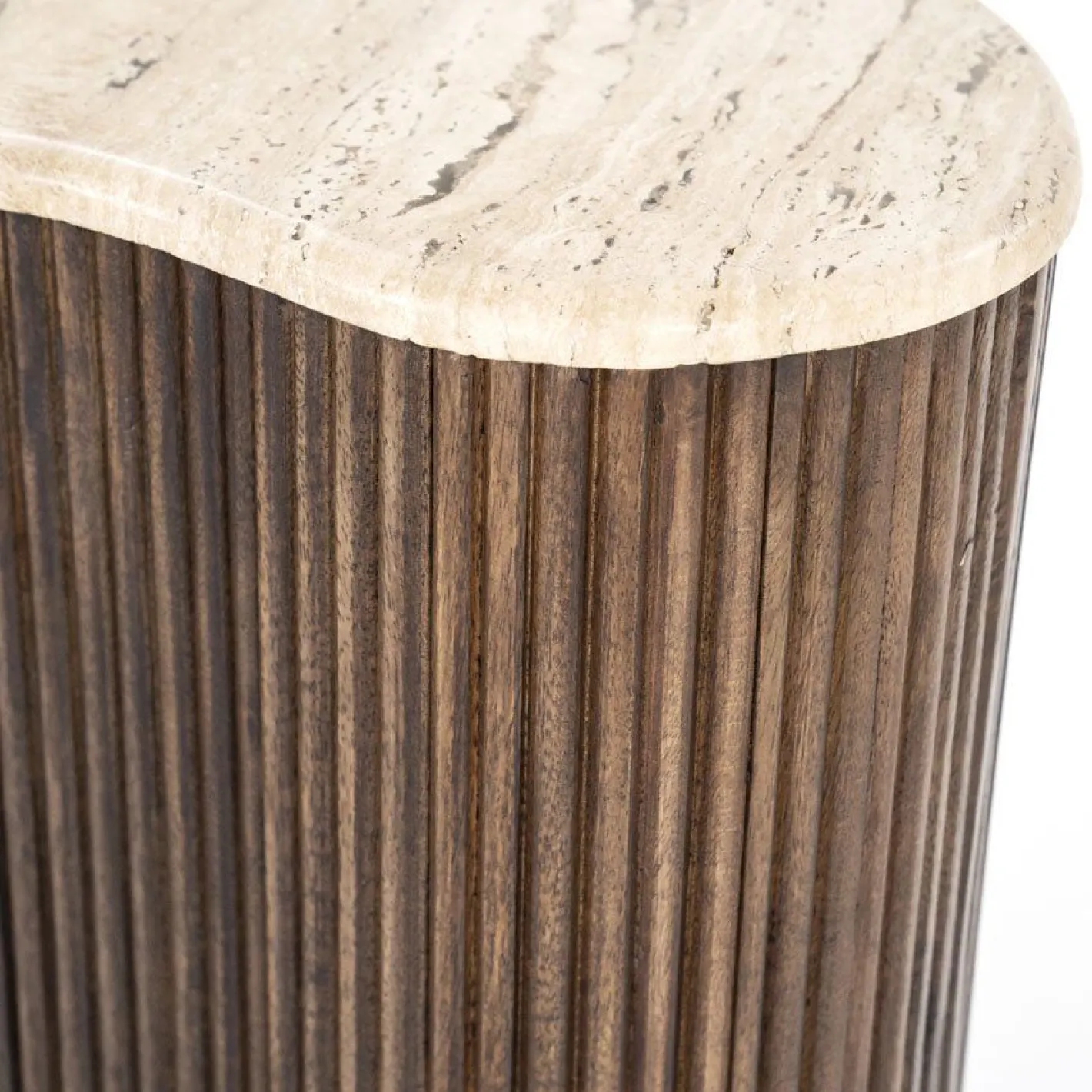 Hot Eleonora Mari Bijzettafel Beige, Bruin