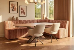 New Eijerkamp Collectie Marly Eetkamerbank Mocha Mousse