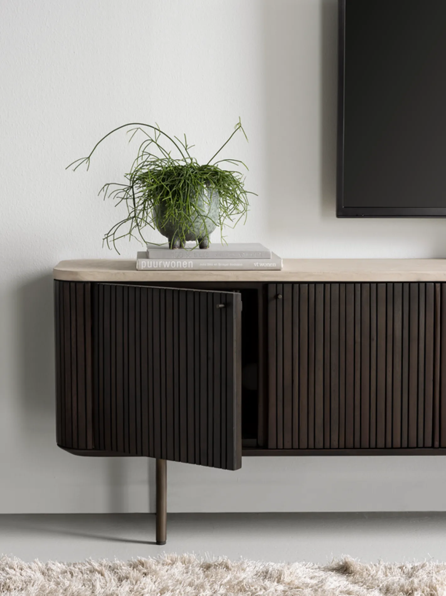 Hot DTP Home Maroon Tv-meubel Bruin