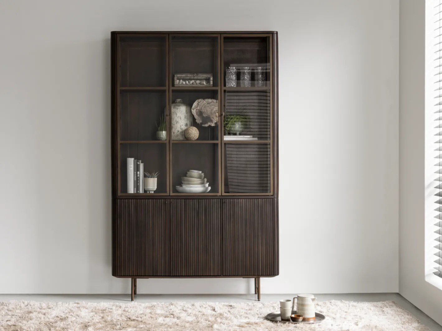 Sale DTP Home Maroon Vitrinekast Bruin