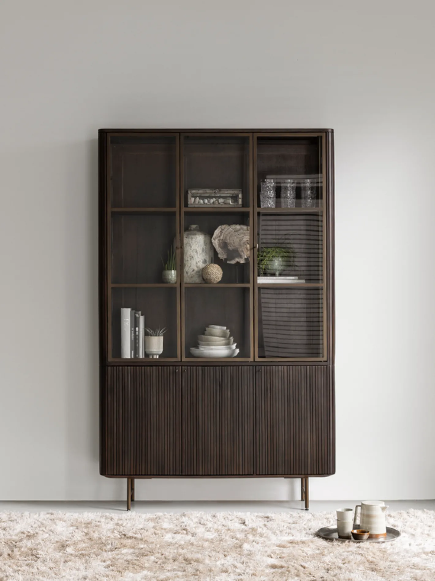 Sale DTP Home Maroon Vitrinekast Bruin