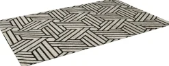 Clearance Trendhopper Mary Vloerkleed Wit, Zwart