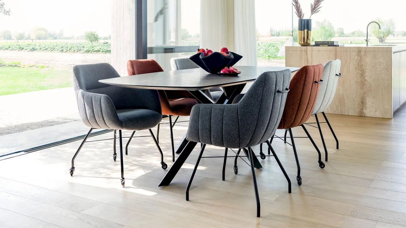 Outlet XOOON Masura Uitschuifbaar Eettafel Antraciet