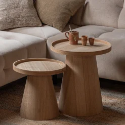 Online WOOOD Maud Bijzettafel Naturel