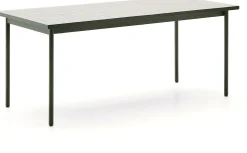 Online Kave Home Maurina Ecru Tuintafel Donkergroen, Ecru