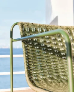 Online Kave Home Maurina Outdoor Fauteuil Donkergroen