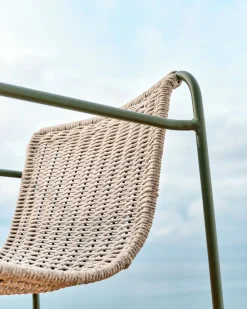Online Kave Home Maurina Tuinstoel Grijs, Groen