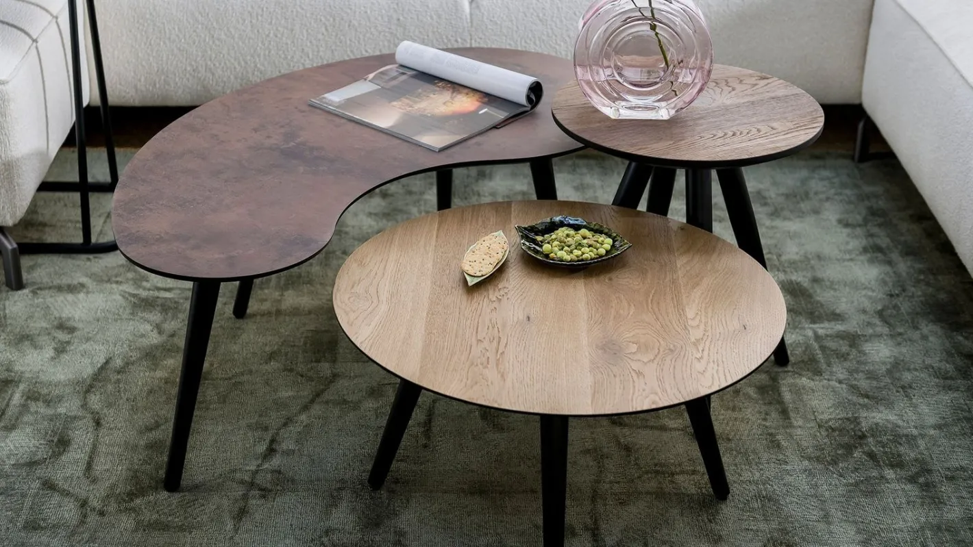 Outlet Henders en Hazel Maze L Bijzettafel Railway Brown
