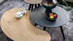 New Henders en Hazel Maze Nier L Salontafel Railway Brown