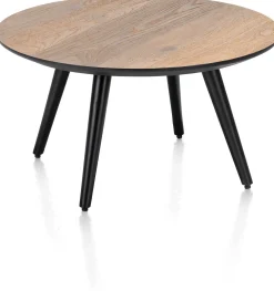 Discount Henders en Hazel Maze Rond S Salontafel Railway Brown