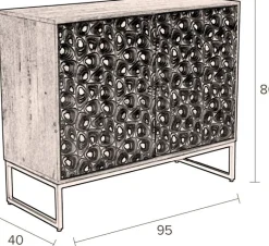 Best Dutchbone Meena Dressoir Multi