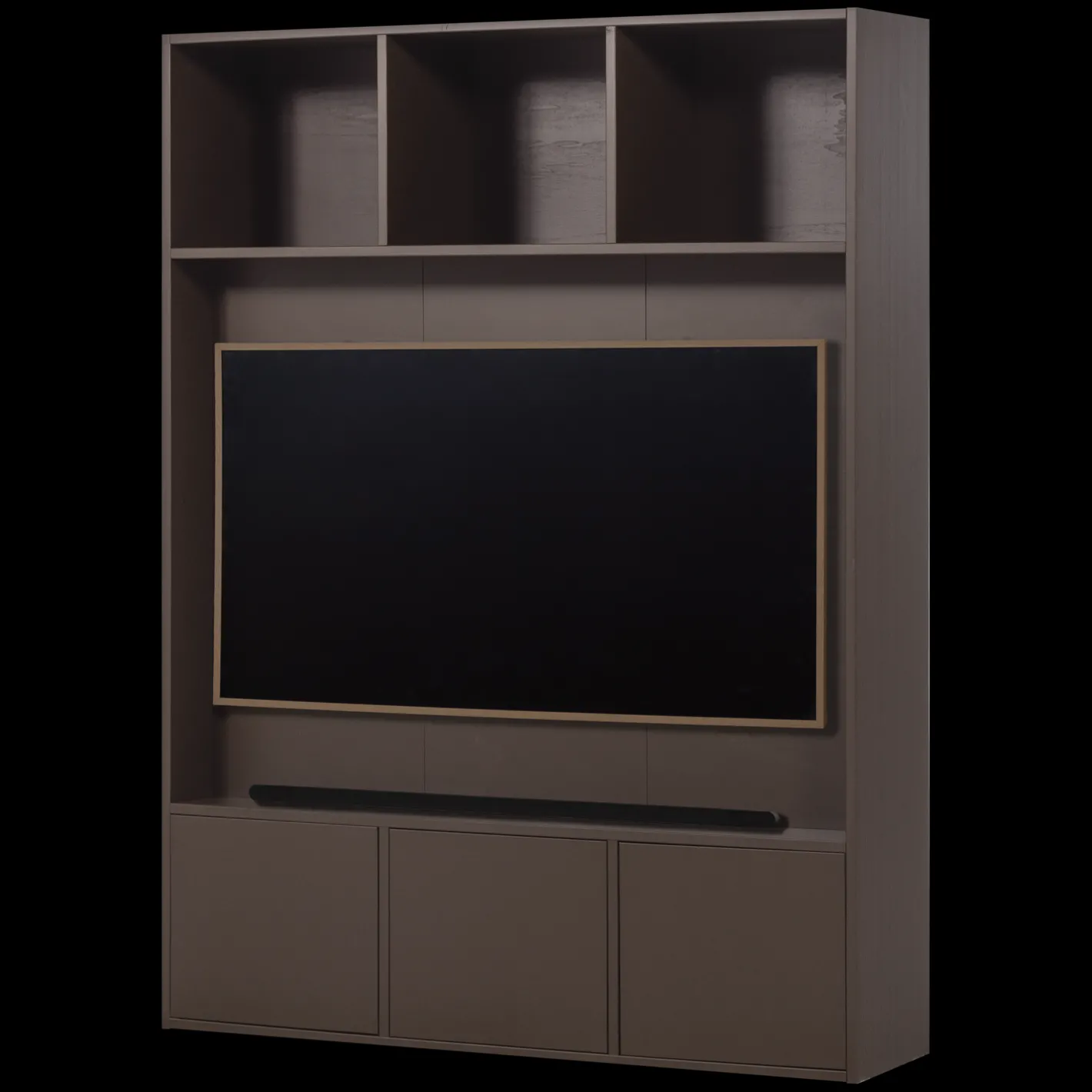 Clearance WOOOD Meggy Tv-meubel Middenbruin