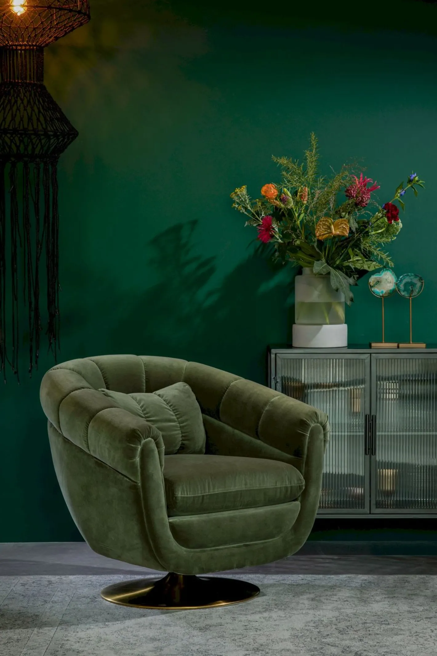 Dutchbone Member Fauteuil Olive