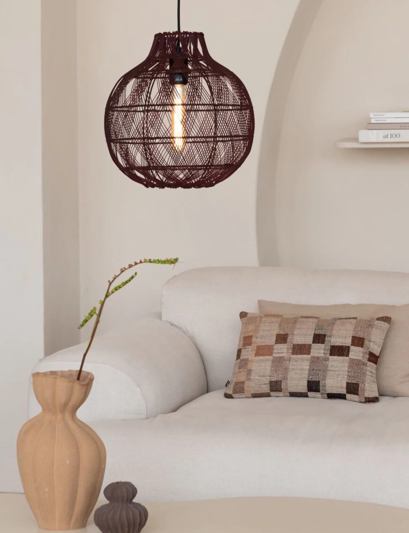 Best Good&Mojo Mendoza Hanglamp Burgundy