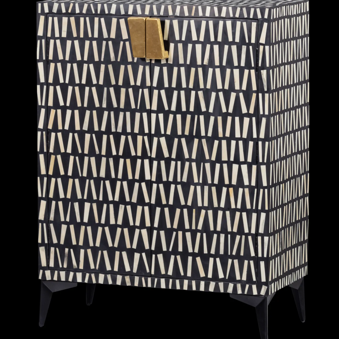 Discount WOOOD Menne Opbergkast Black White