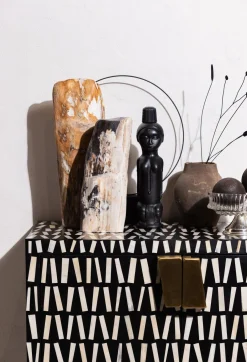 Discount WOOOD Menne Opbergkast Black White