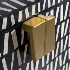 Discount WOOOD Menne Opbergkast Black White