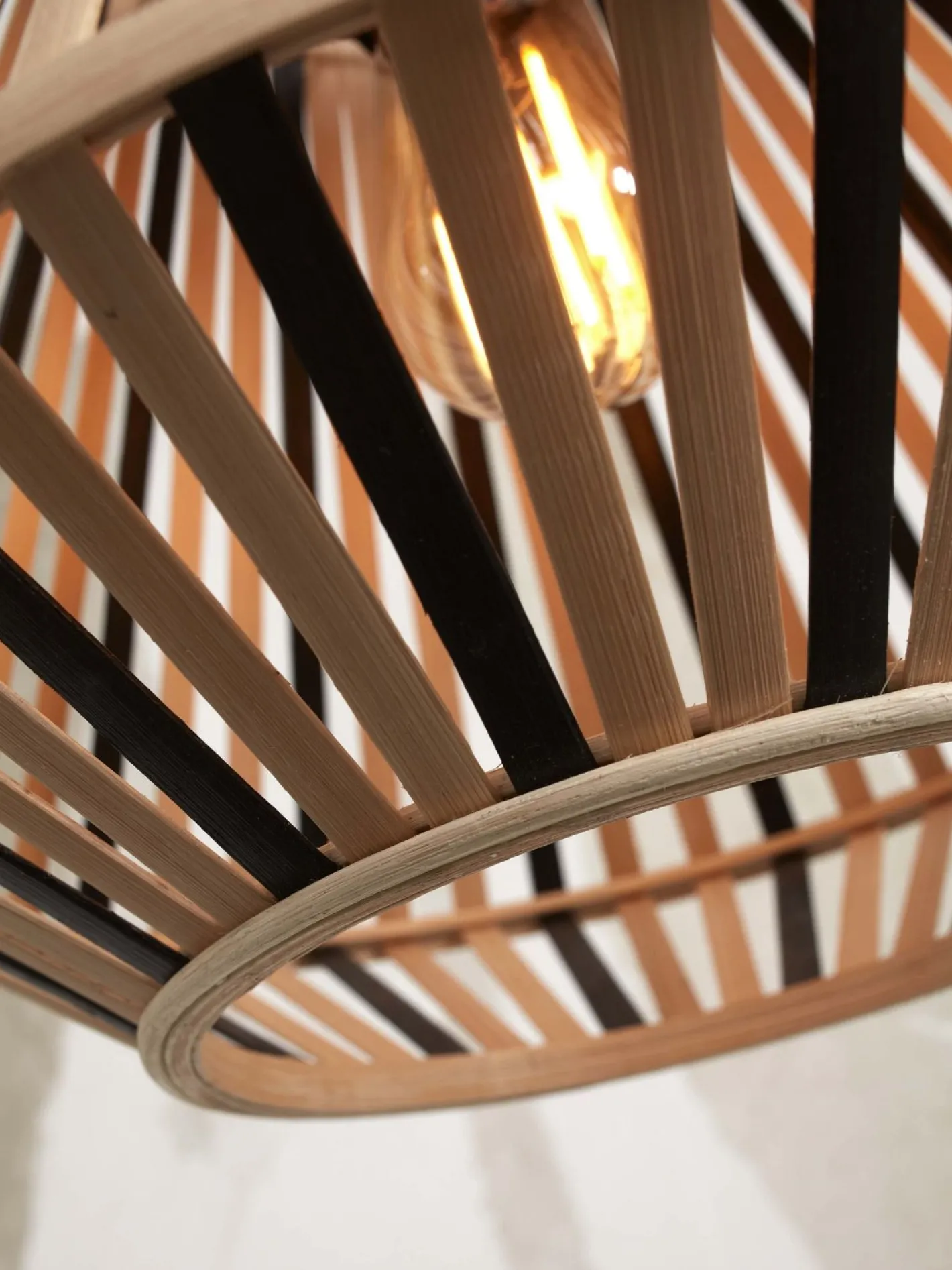 Sale Good&Mojo Merapi Vloerlamp Black, Natural
