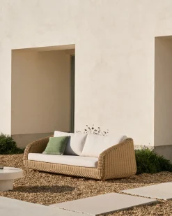 Sale Kave Home Meria Tuinbank Beige, Naturel