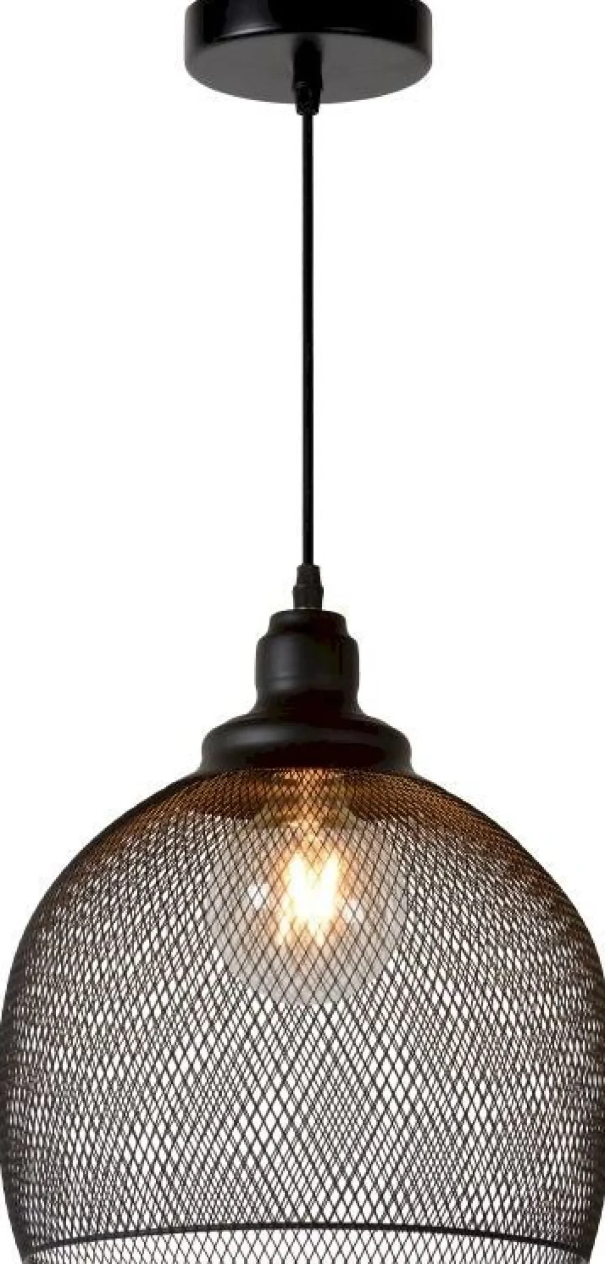 Outlet Lucide Mesh Hanglamp Zwart
