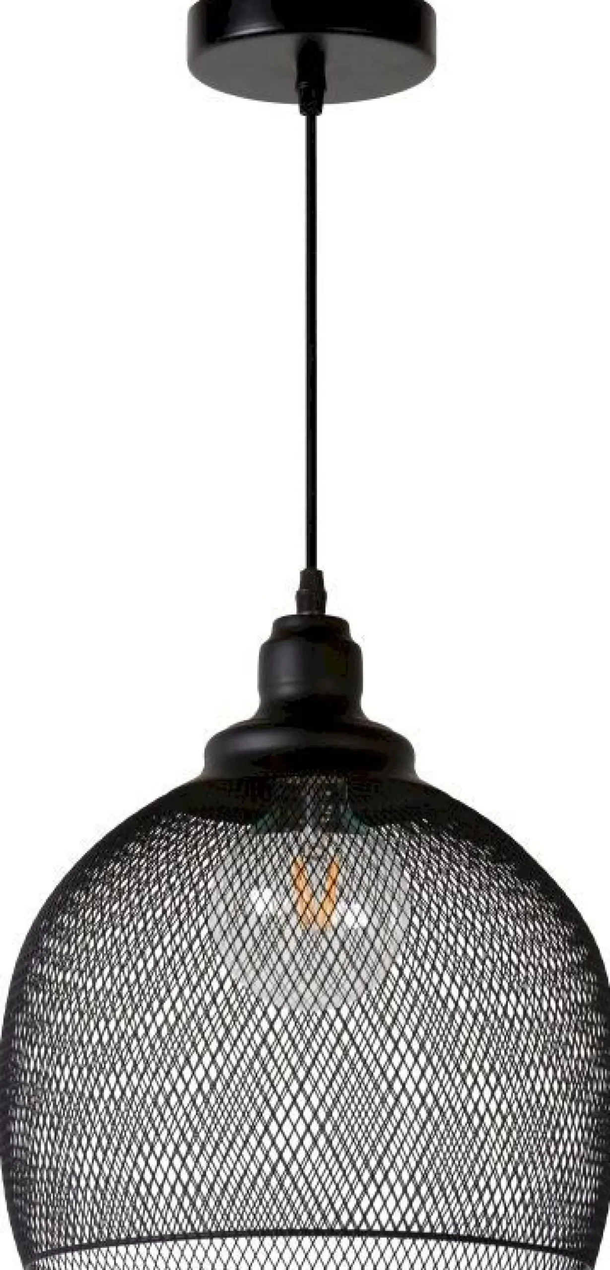 Outlet Lucide Mesh Hanglamp Zwart
