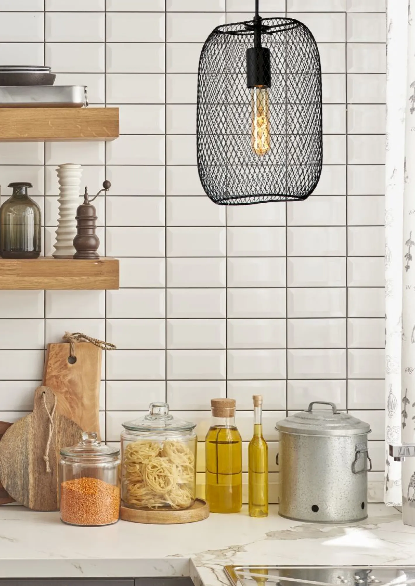 Best Lucide Mesh Hanglamp Zwart