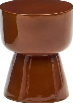 Kave Home Mesquida Bijzettafel Bruin, Terracotta