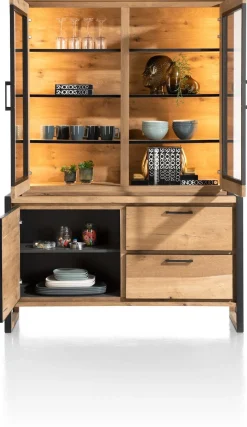 New Henders en Hazel Metalo Buffetkast Railway brown