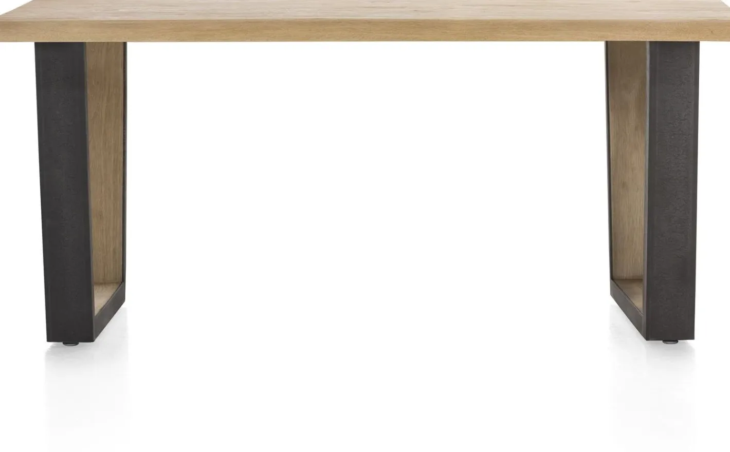Discount Henders en Hazel Metalox V-Poot Hout Eettafel Railway-Brown