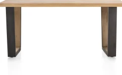 Discount Henders en Hazel Metalox V-Poot Hout Eettafel Railway-Brown