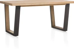 Discount Henders en Hazel Metalox V-Poot Hout Eettafel Railway-Brown