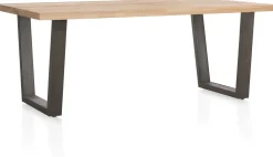 Discount Henders en Hazel Metalox V-Poot Metaal Eettafel Naturel