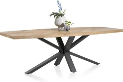 Discount Henders en Hazel Metaluxe Eettafel Railway Brown