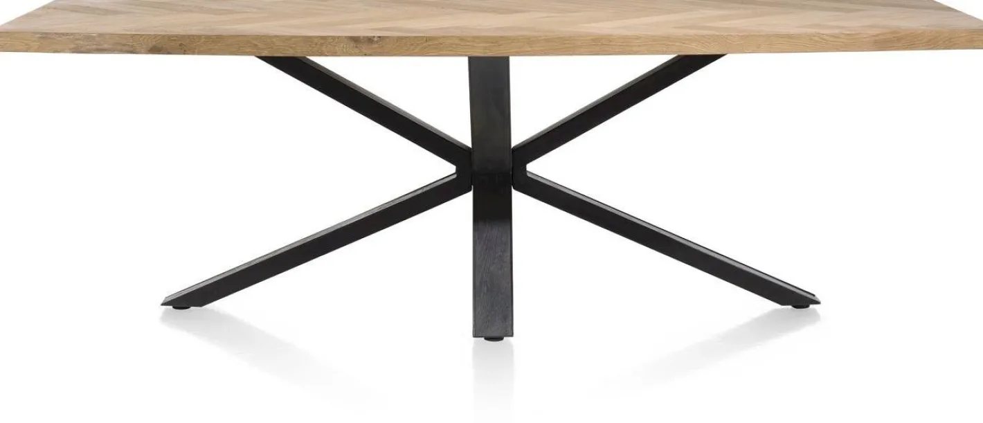 Discount Henders en Hazel Metaluxe Eettafel Railway Brown